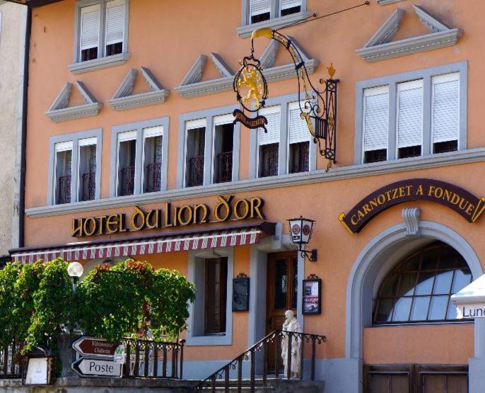 Hotel Lion D'Or Romont Luaran gambar